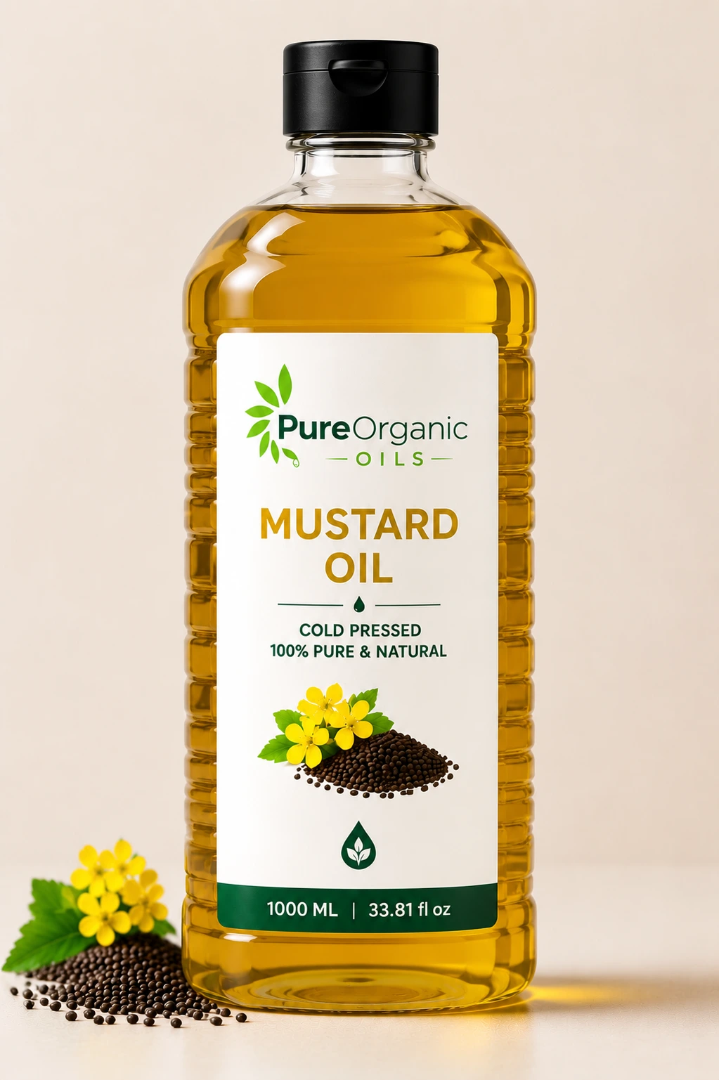 Pure Organic Mustard Oils 1000 ml